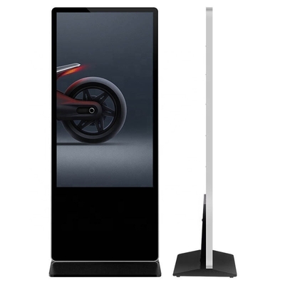 Indoor Digital Signage Ultra Thin 65 Inch Totem Floor Stand Advertising Player LCD Touch Screen Kiosk
